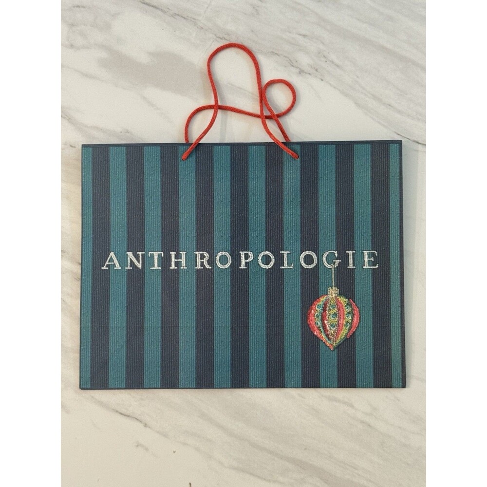 Anthropologie Shopping holiday bag Paper Bag